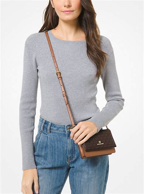 michael kors jet set small logo smartphone convertible crossbody bag|Michael Kors jet set item.